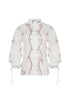 Camisa Lovely Tulip Manga Larga Ivory